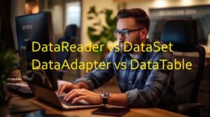 datareader-vs-dataset-vs-dataadapter-vs-datatable-csharp