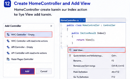 Create HomeController and Add View