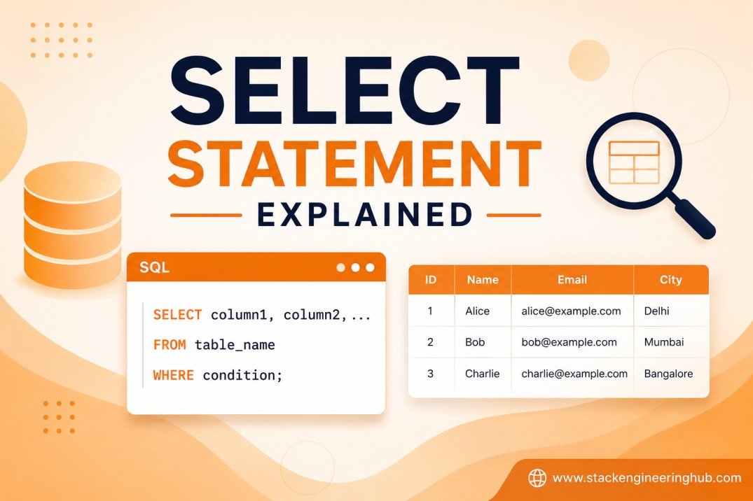 select statement explained sql guide by stackengineeringhub