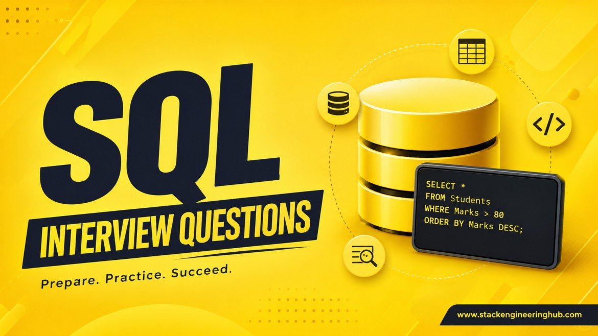 Top SQL Interview Questions and Answers for Developers (2026 Guide)