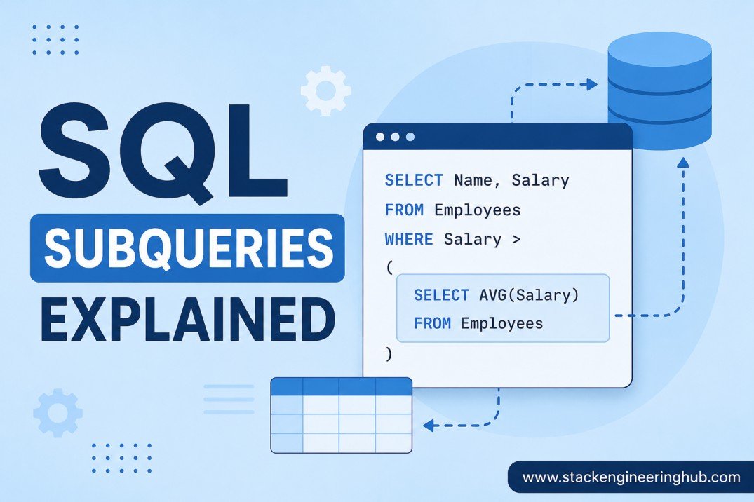 SQL Subqueries Explained: A Complete Guide with Practical Examples